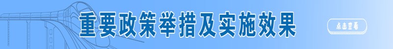 重要政策举措及实施效果